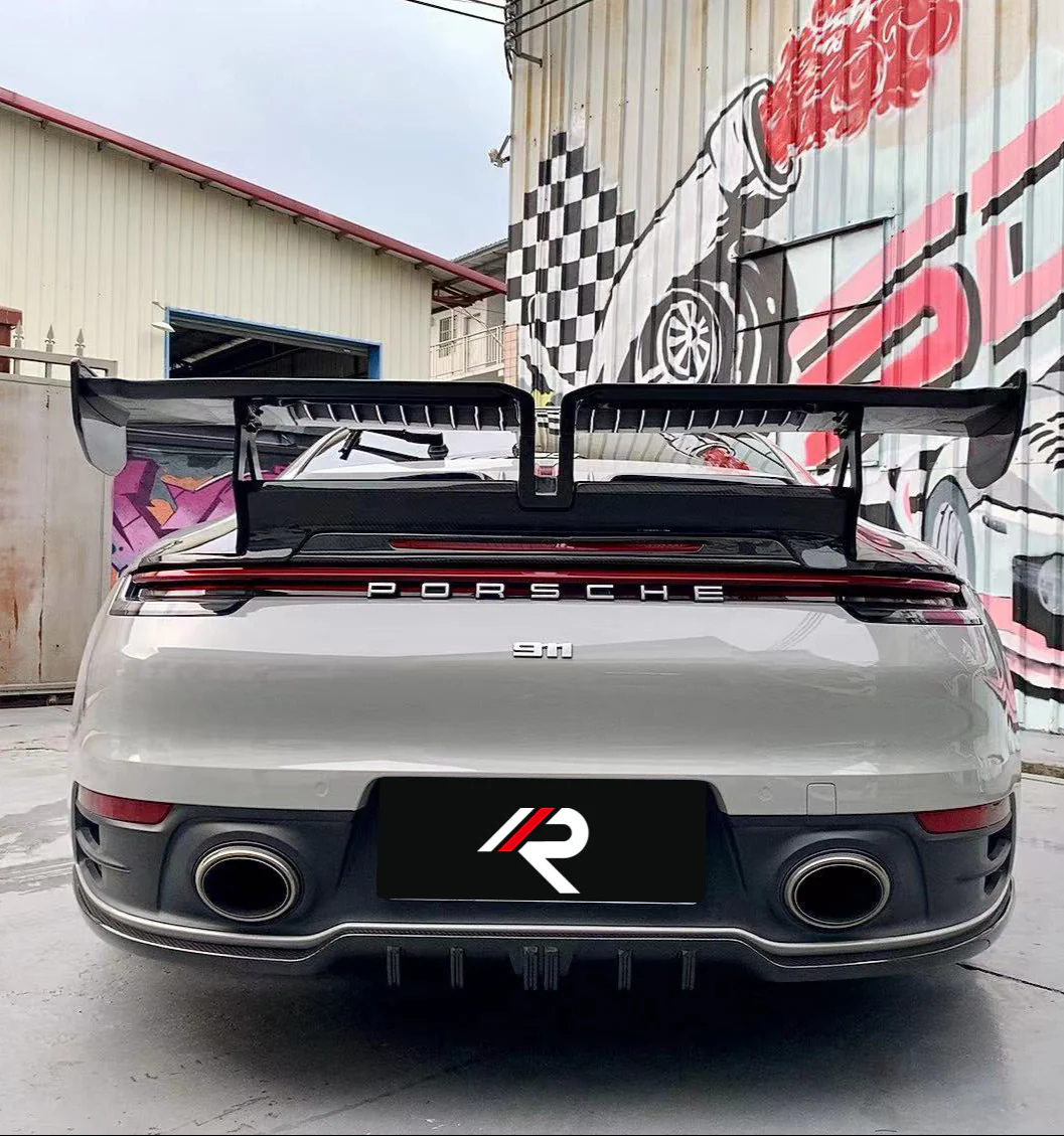 Aero Republic T-ART Style Rear Diffuser for Porsche 911 992.1 Carrera Base/S/T/4/4S/Targa 4/Targa 4S 2020-2024 Carbon Fiber/FRP