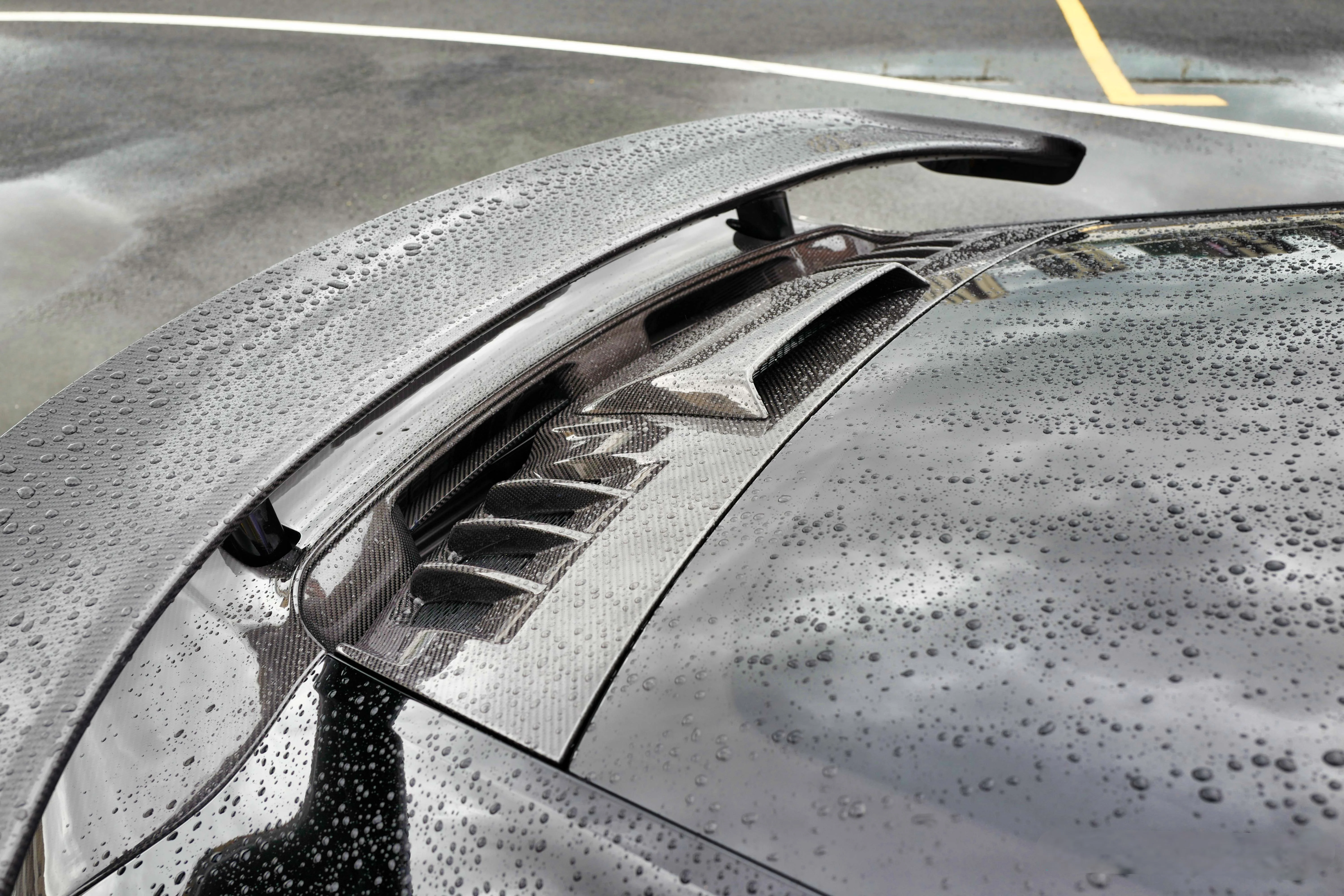 Ventus Veloce Rear Spoiler & Trunk Lid for Porsche 911 992.1 Turbo/Turbo S 2020-2025 Carbon Fiber