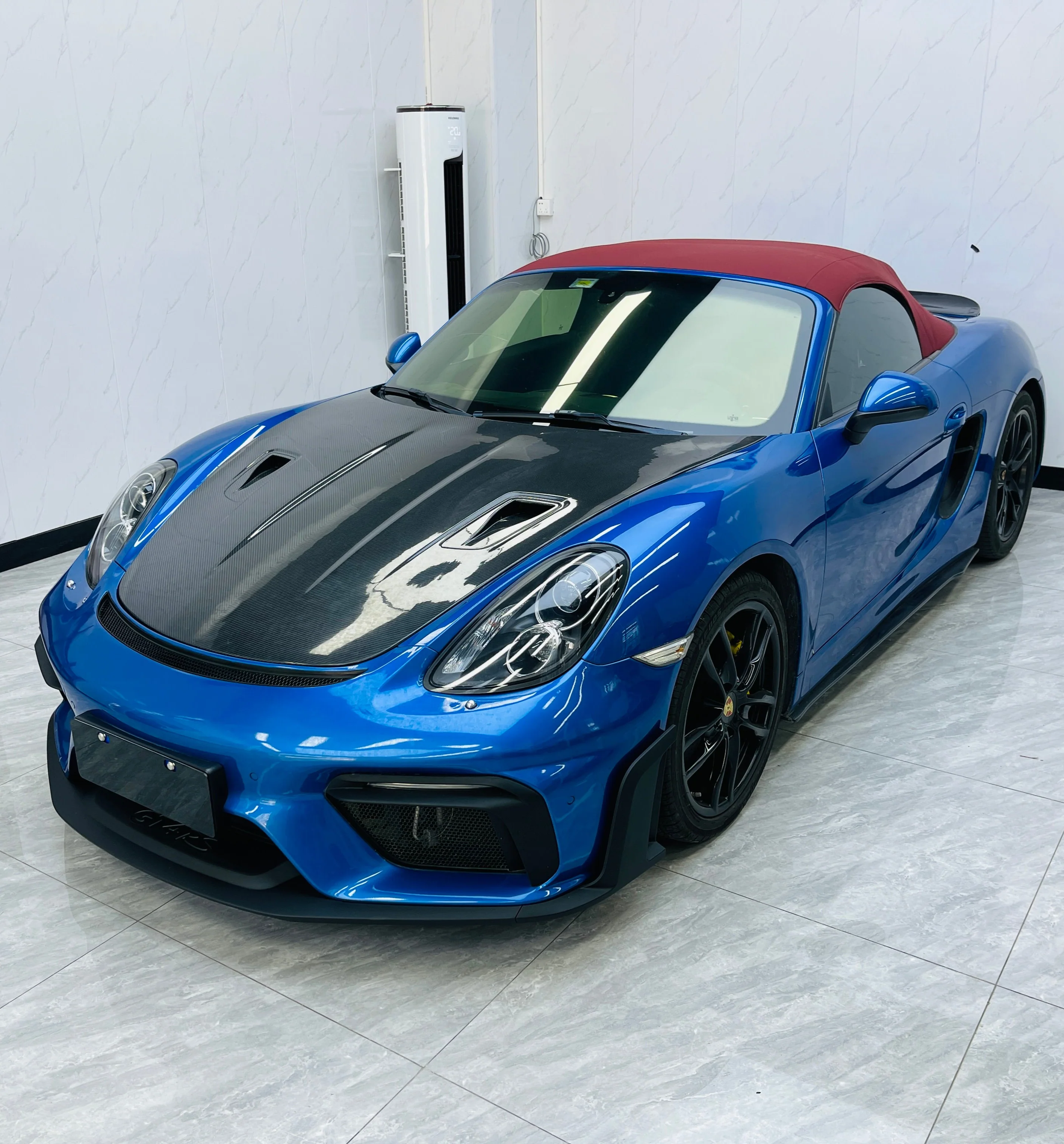 Dupont Tech Spyder Conversion Kit for Porsche 981 Boxster 2012-2016 PP Polypropylene / Carbon Fiber