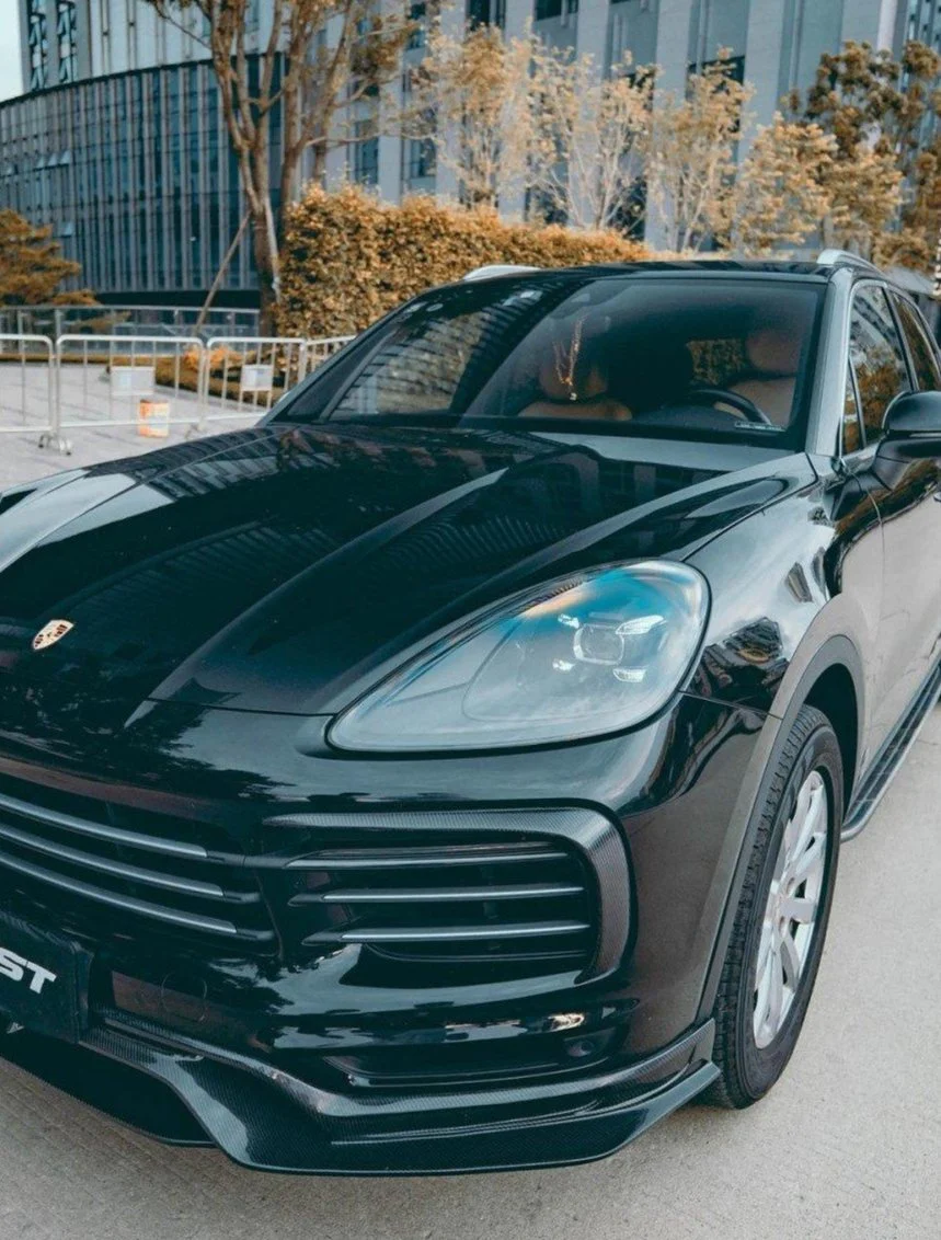 CMST Tuning Upper Valences for Porsche Cayenne 9Y0 9Y0.1/9Y3 9Y3.1 Base/S Carbon Fiber/FRP