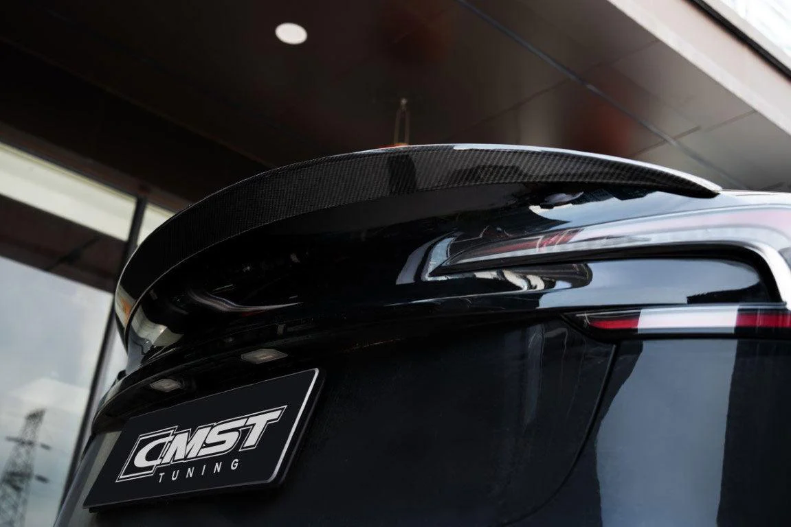 CMST Tuning V3 Rear Spoiler for Tesla Model 3 Highland / Performance Sedan Carbon Fiber