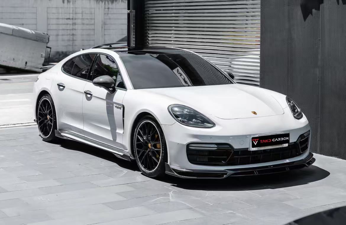 TAKD Carbon V2 Front Lip for Porsche Panamera 971.1 971.2 GTS 2017-2023 Dry Pre-preg Carbon Fiber