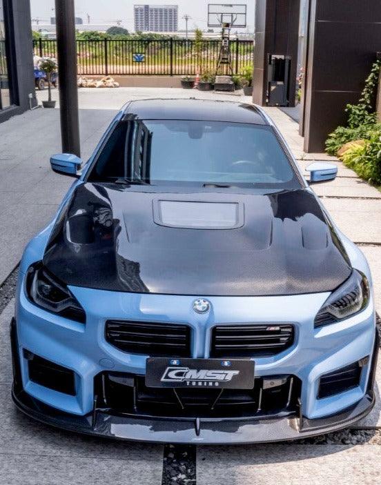 CMST Tuning V1 Tempered Clearview Glass Hood for BMW M2 / M2C G87 & 2 Series M240 230 G42 FRP / Carbon Fiber