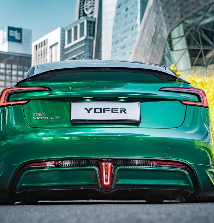 Yofer USA V2 Rear Diffuser & Canards for Tesla Model 3 Highland/Performance 2024-ON PP