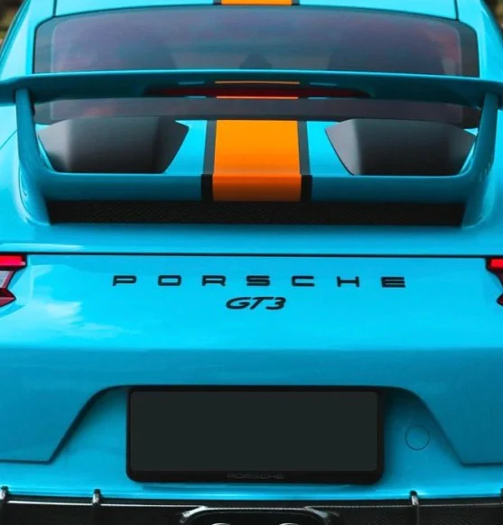 Karbel Carbon Rear Engine Cover Trim for Porsche 911 991.2 GT3 Pre-preg Carbon Fiber