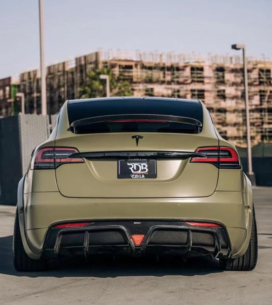 CMST Tuning Rear Diffuser for Tesla Model X P100D Performance/Base Carbon Fiber/FRP