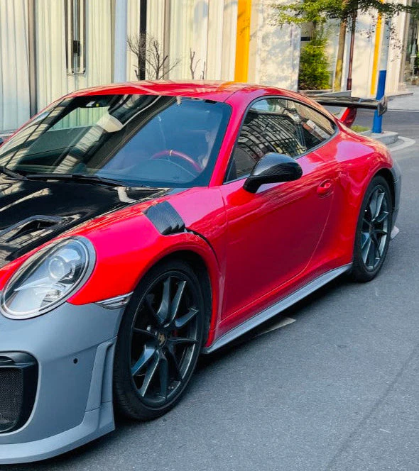 Dupont Tech GT2RS Conversion Style Side Skirts for Porsche 911 991.1 991.2 Carrera Base S T PP Polypropylene