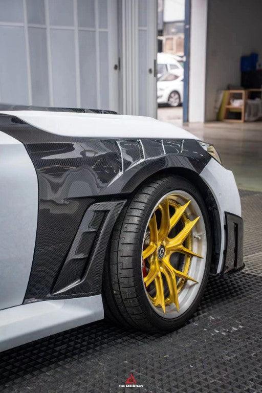 ArmorExtend AE V2 Front Fenders for BMW M2 & M2C G87 Pre-preg Carbon Fiber