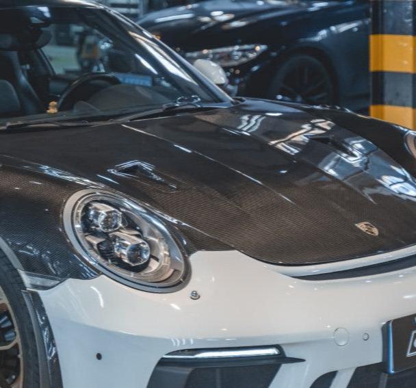 CMST Tuning GT3RS Hood for Porsche 911 991.1 991.2 Cayman Boxster 981 718 Carbon Fiber/FRP