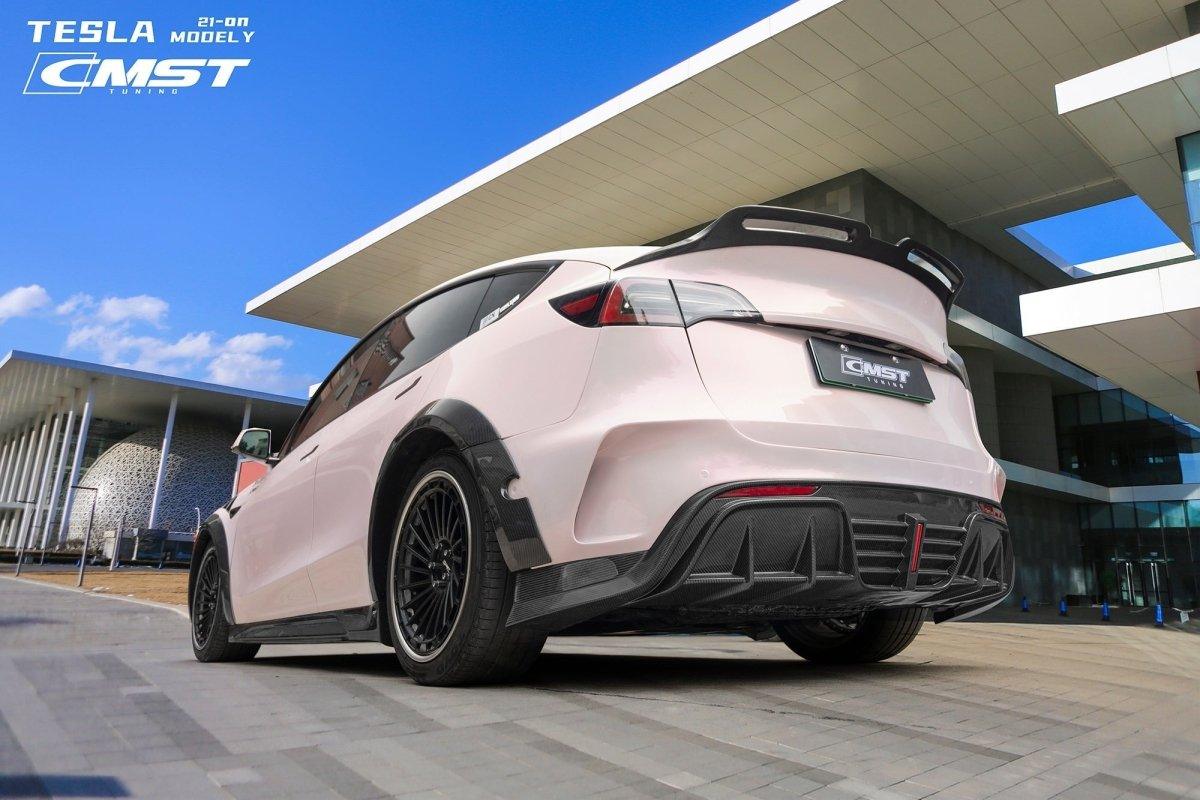 CMST Tuning V6 Rear Diffuser for Tesla Model Y Performance AWD Carbon Fiber/FRP