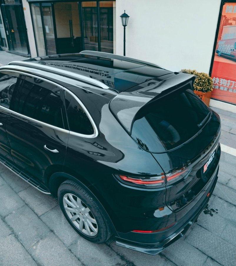 CMST Tuning Rear Roof Spoiler for Porsche Cayenne 9Y0 9Y0.1 S/GTS/Turbo S Carbon Fiber/FRP