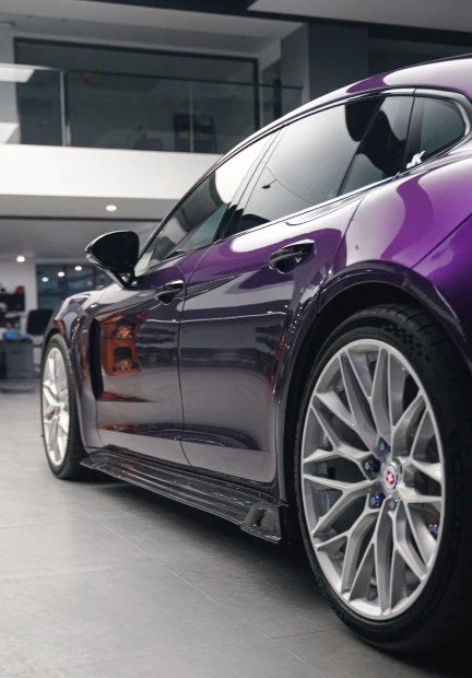 ArmorExtend AE Desgin ART Side Skirts for Porsche Panamera 976 E-Hybird GTS Turbo 2024-ON Dry Pre-preg Carbon Fiber