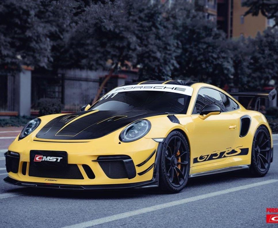 CMST Tuning Front Canards for Porsche 911 991.2 GT3RS Carbon Fiber/FRP