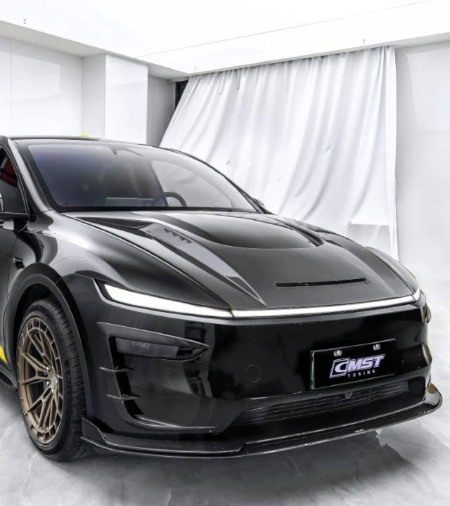 CMST Tuning V2 Front Lip for Tesla Model Y Juniper 2026-ON Carbon Fiber / FRP