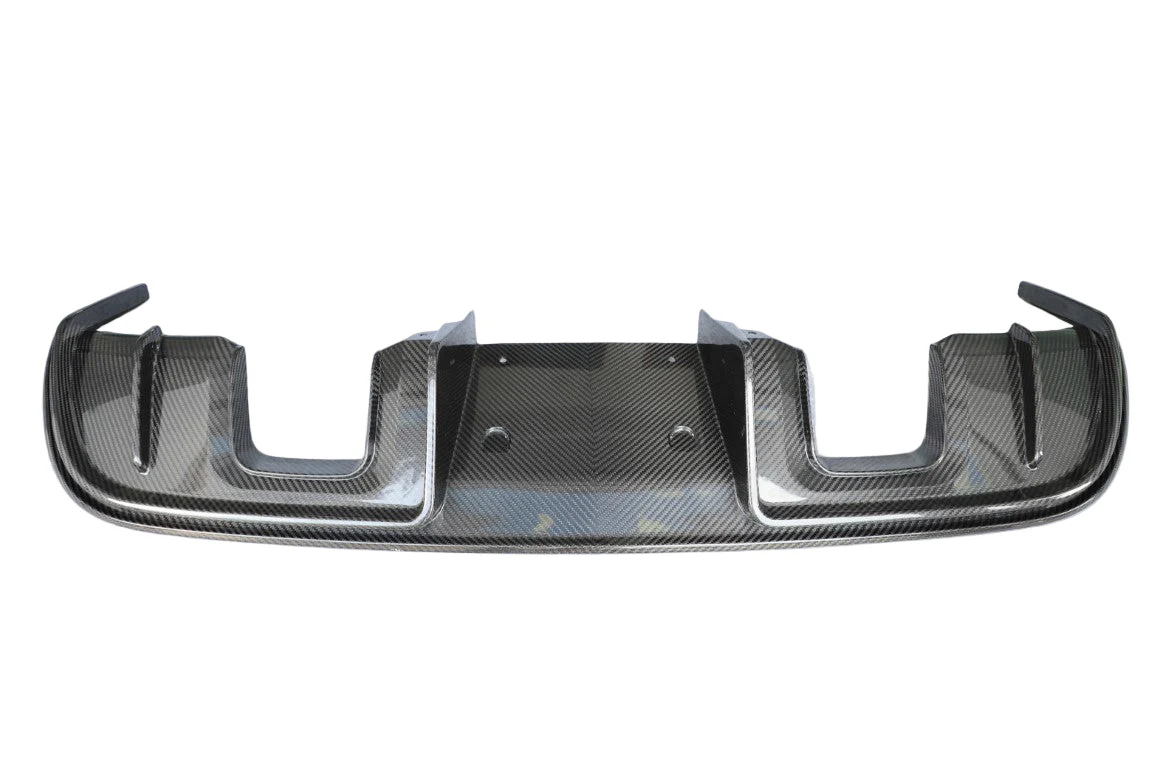 DuPont Tech Rear Diffuser for Porsche 718 982 981 Cayman/Boxster 2012-ON PP Polypropylene/Dry Pre-preg Carbon Fiber