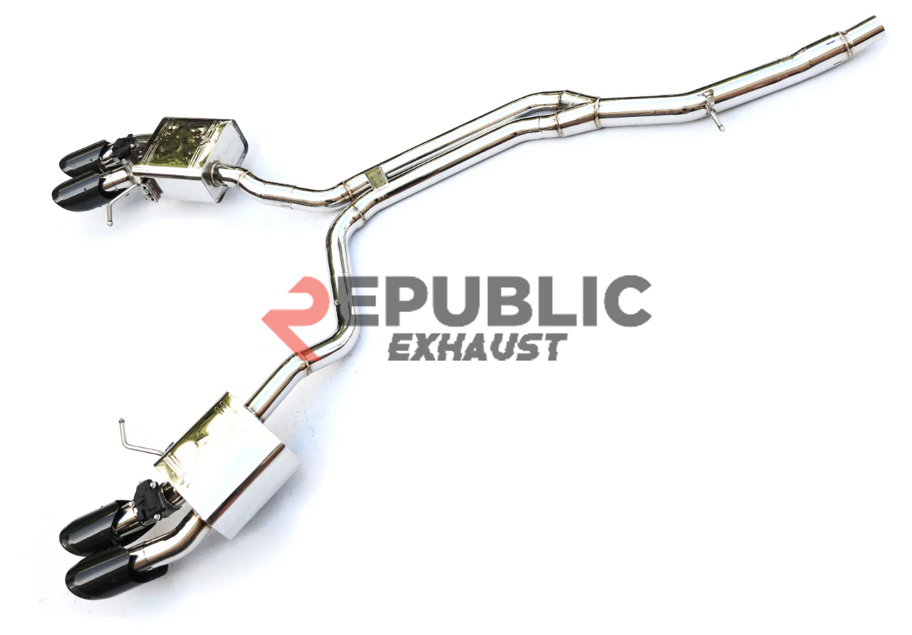 Republic Exhaust Catback Exhaust with Valve for Porsche Macan 95B.1 S/GTS 2015-2018 Titanium/Stainless Steel