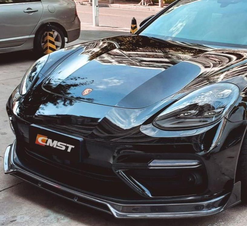 CMST Tuning Front Lip for Porsche Panamera 971.1 Turbo/Turbo S & RWD/Base/4/4S Carbon Fiber/FRP