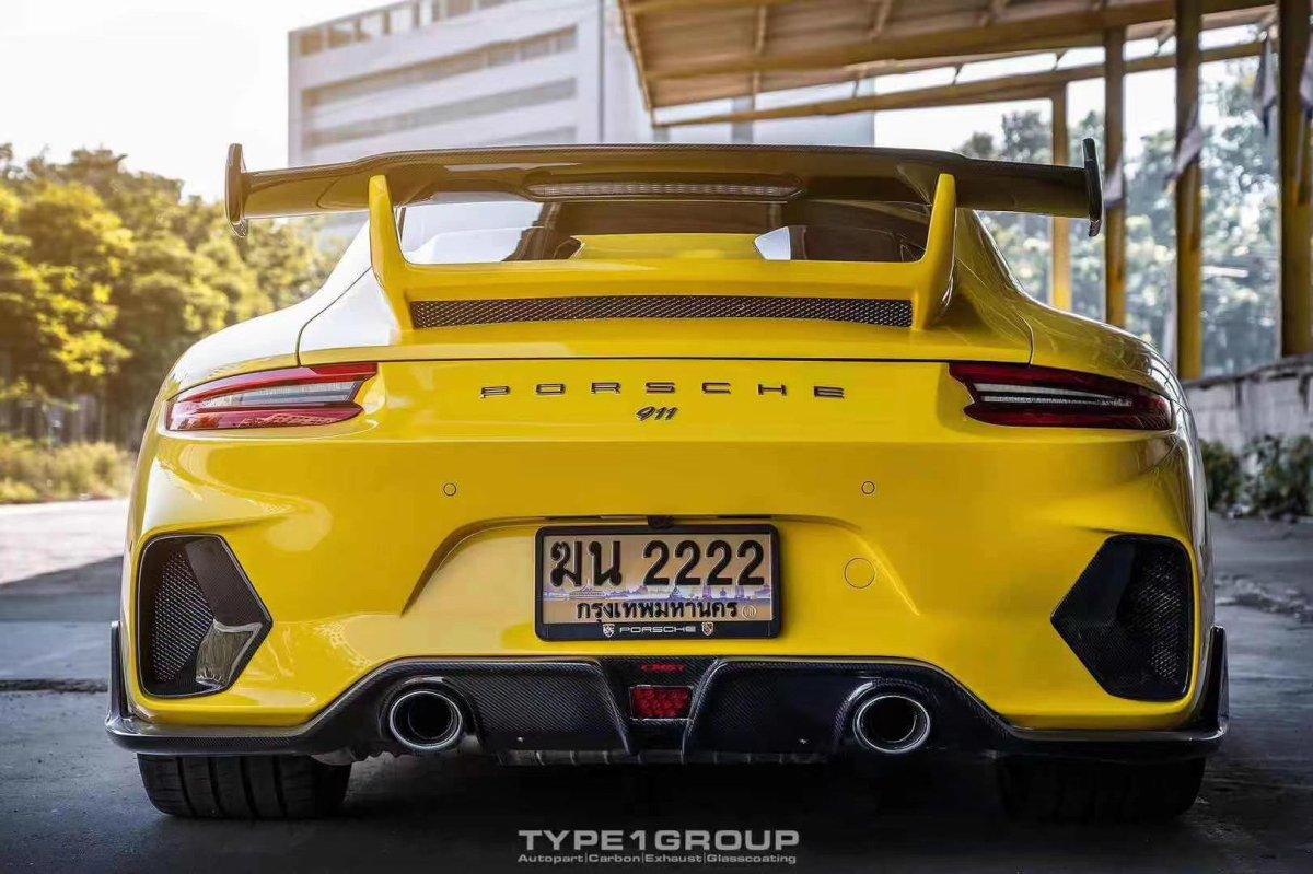 CMST Tuing Classic Rear Bumper & Diffuser for Porsche 991 911 Carerra Base/S/T Carbon Fiber/FRP