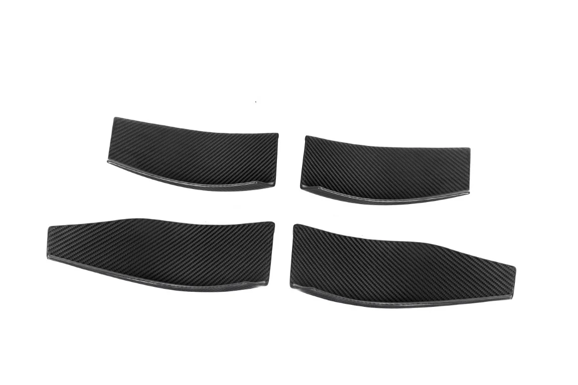 Aero Republic GT4 Style Front Canards for BMW M3/C/CS G80 G81 & M4/C/CS G82 G83 2021-ON Dry Pre-preg Carbon Fiber