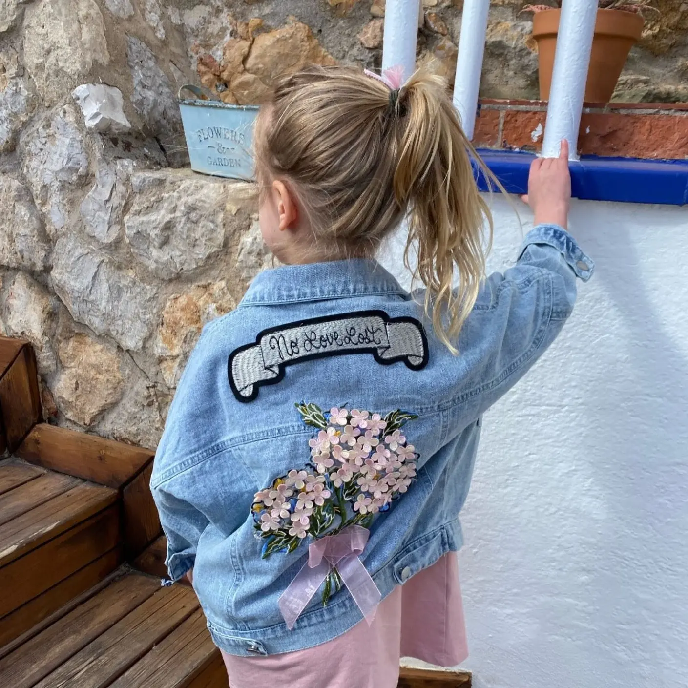 M?��dchen Jeans-Jacke