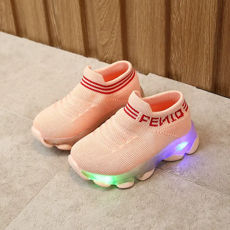 Kinder Slip-On Sneaker mit Sohlenbeleuchtung